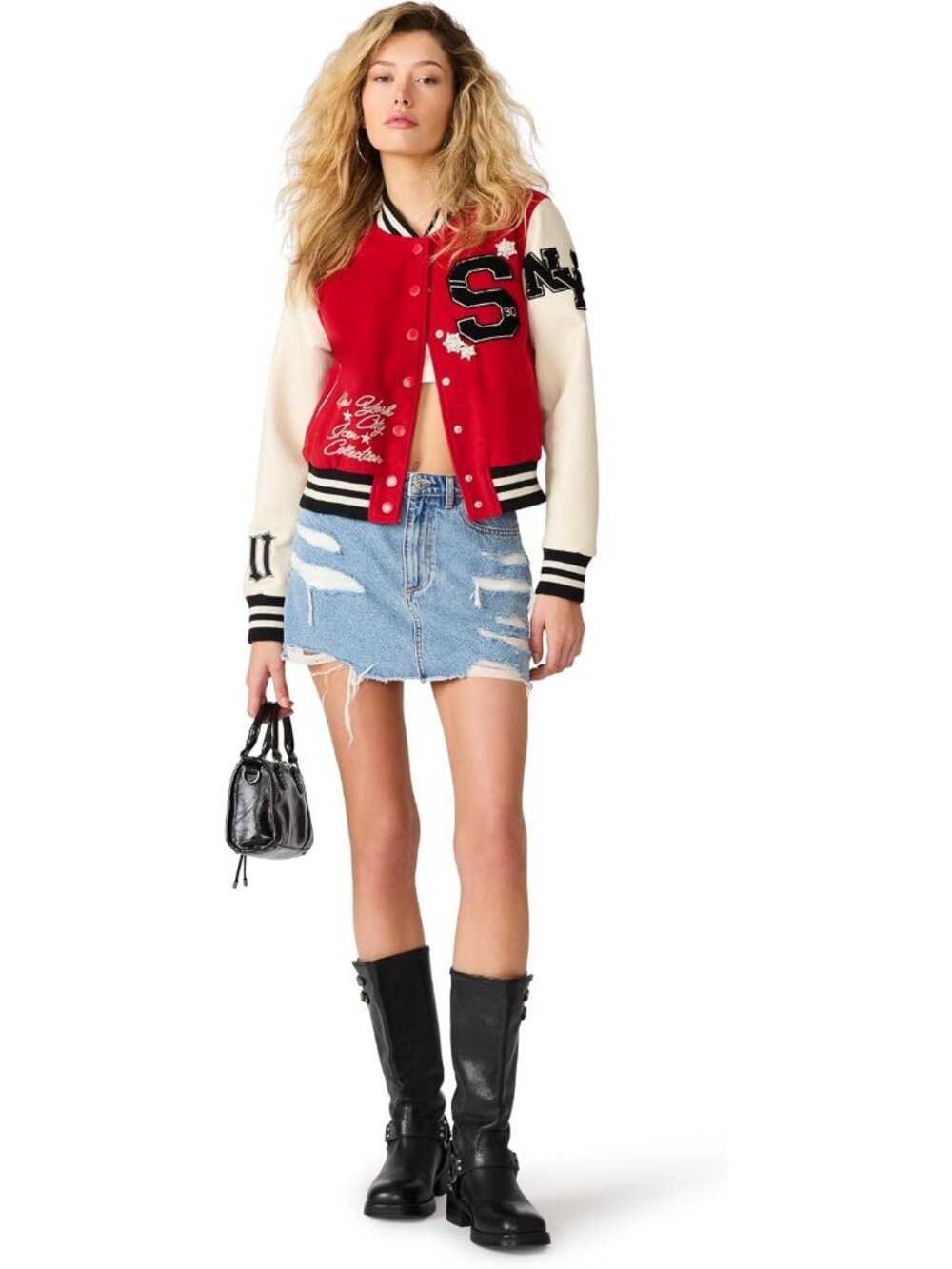 Steve Madden Women's Lava Flow Long Sleeve Regular Fit Imported Rooney Jackets